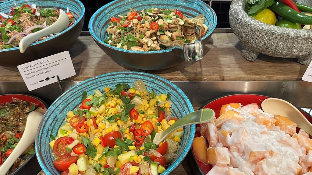 Tallink Silja thaibuffet buffet