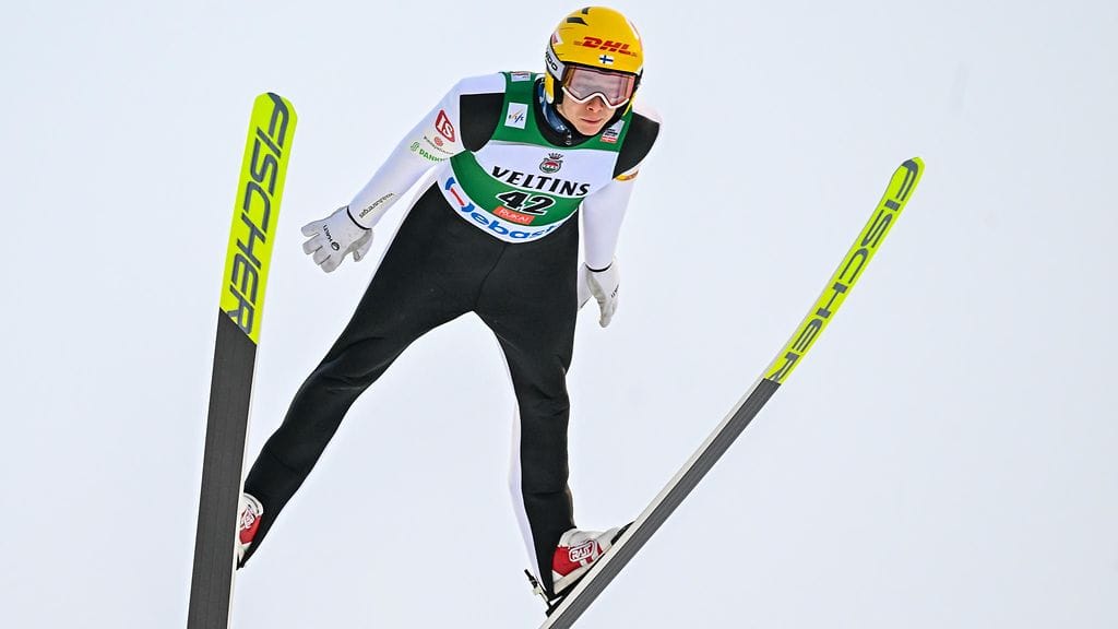 Eero Hirvonen onnistui Seefeldin mäkiosuudella hienosti.