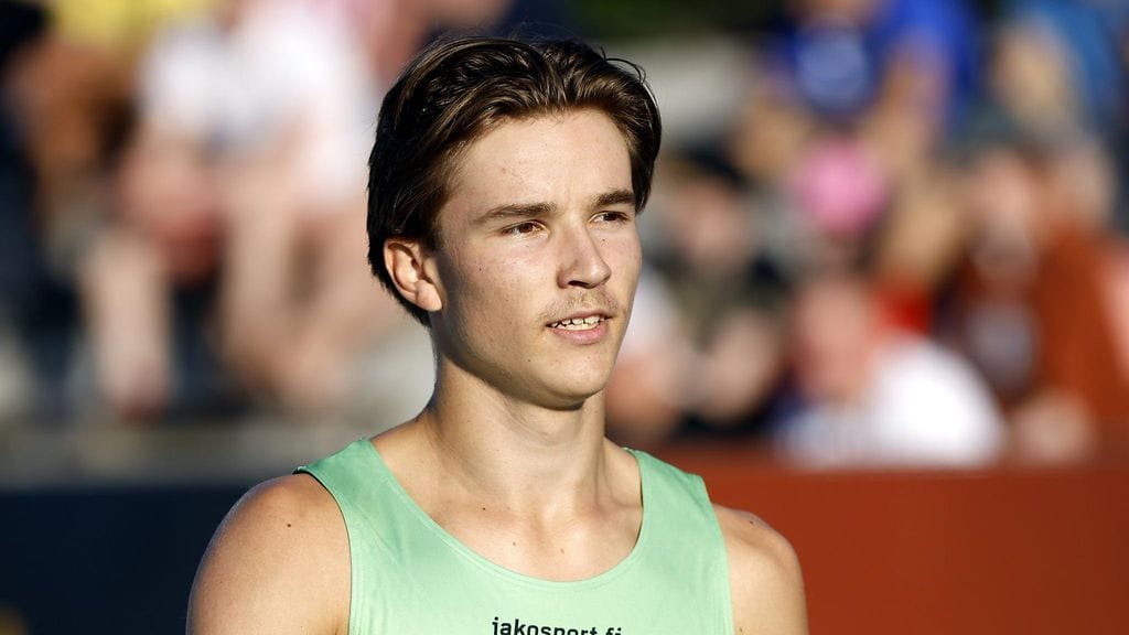 Rasmus Vehmaa jatkoi Suomen ennätysten tehtailua.