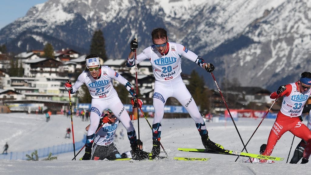 Björnstad (keskellä) on voittanut myös olympiakultaa.