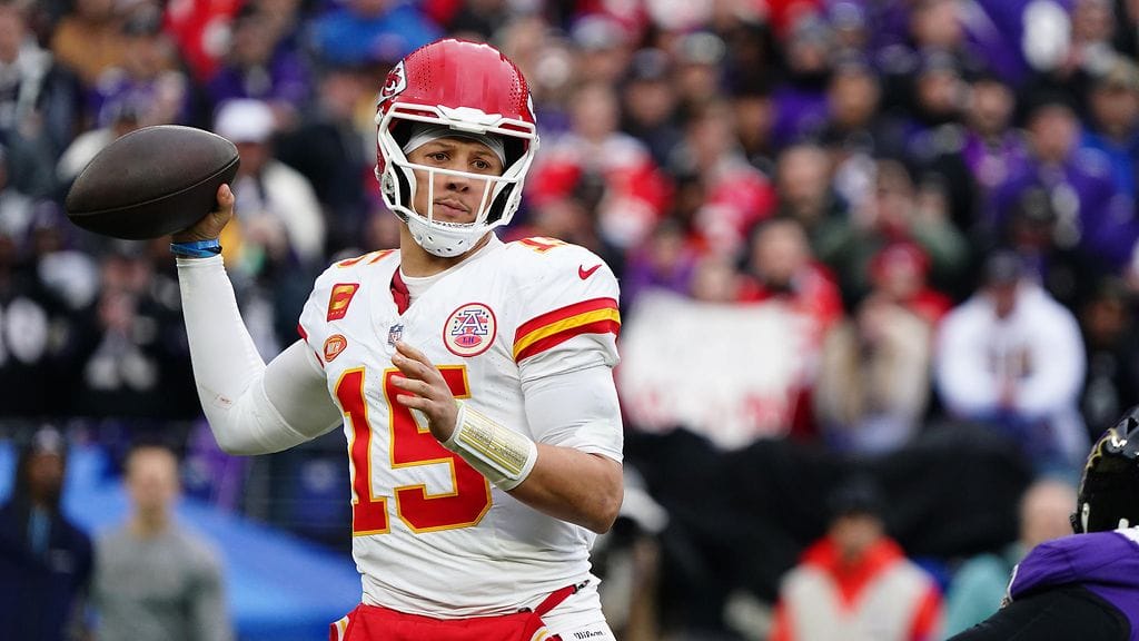 Kansas City Chiefsin pelinrakentaja Patrick Mahomes on NFL:n suurimpia tähtiä.