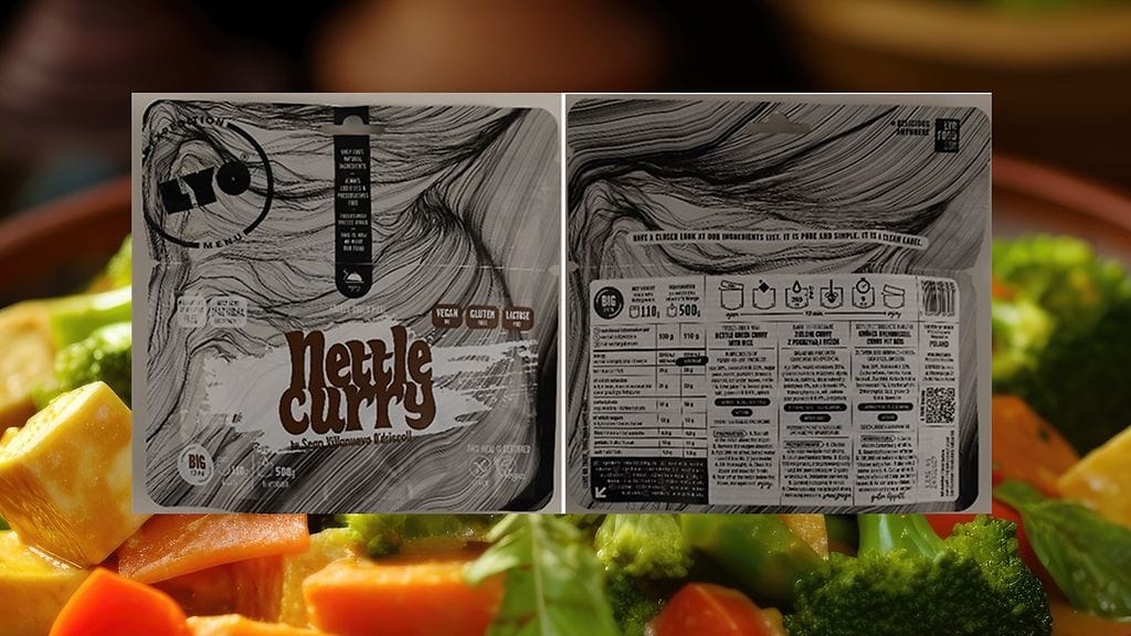Takaisinvedettävä tuote on pakastekuivattu ateria. Valvovat viranomaiset ovat todenneet LYO-tuotemerkin Nettle Curry, 500 g:n erästä parasta ennen ”24032027”, erätunnuksella L216 01 sisältävän maitoproteiinia 18 mg/kg.