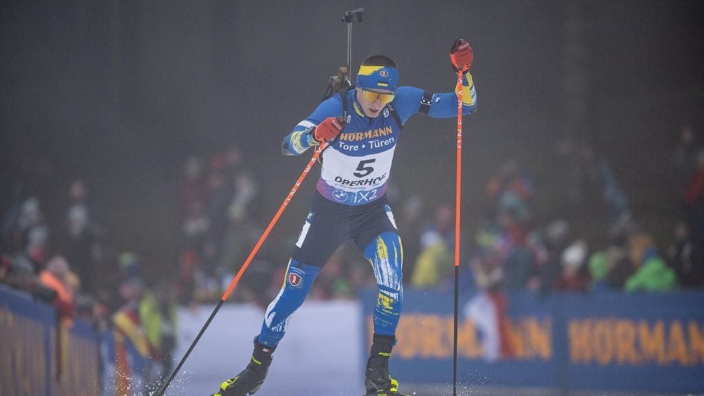 Ukrainalaisen ampumahiihtäjän Dmytro Pidrutshnyin ystävä kuoli sodassa.