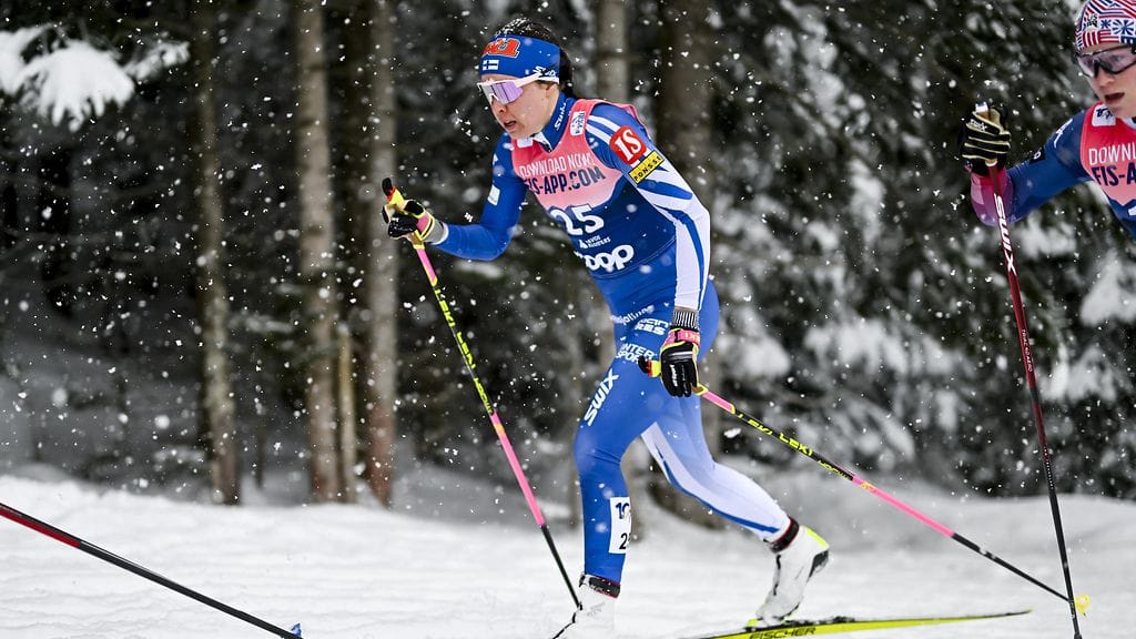 Kerttu Niskanen oli oivassa vireessä 20 kilometrin perinteisen kisassa.