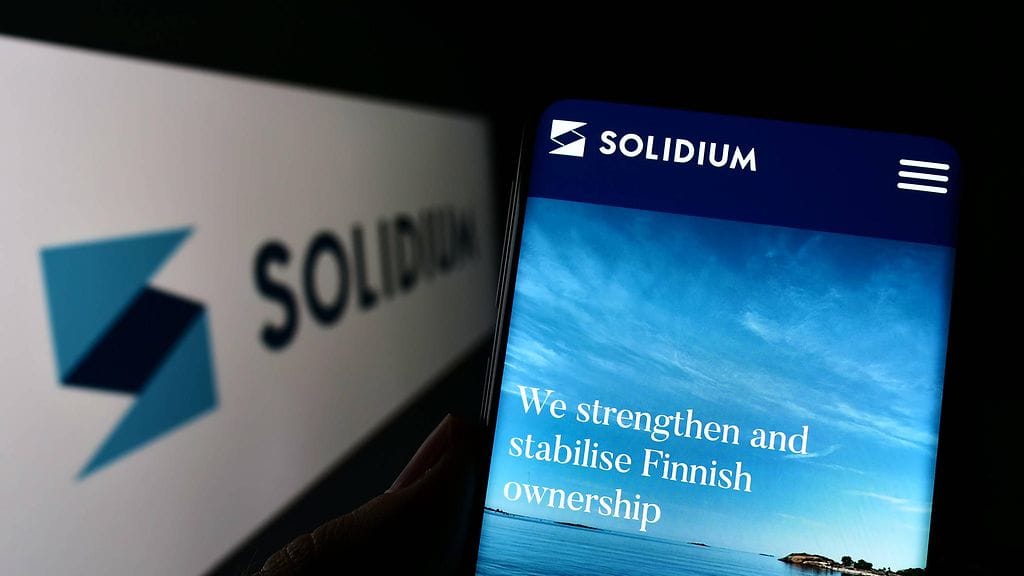Solidiumilla on noin viiden prosentin omistus yhtiöstä.
