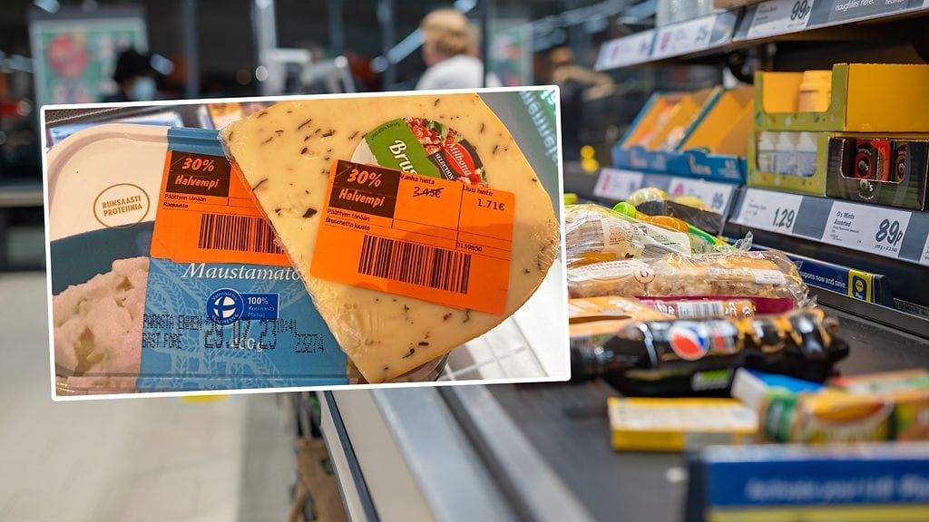 Lidl laski punalapputuotteiden alennusprosenttia.