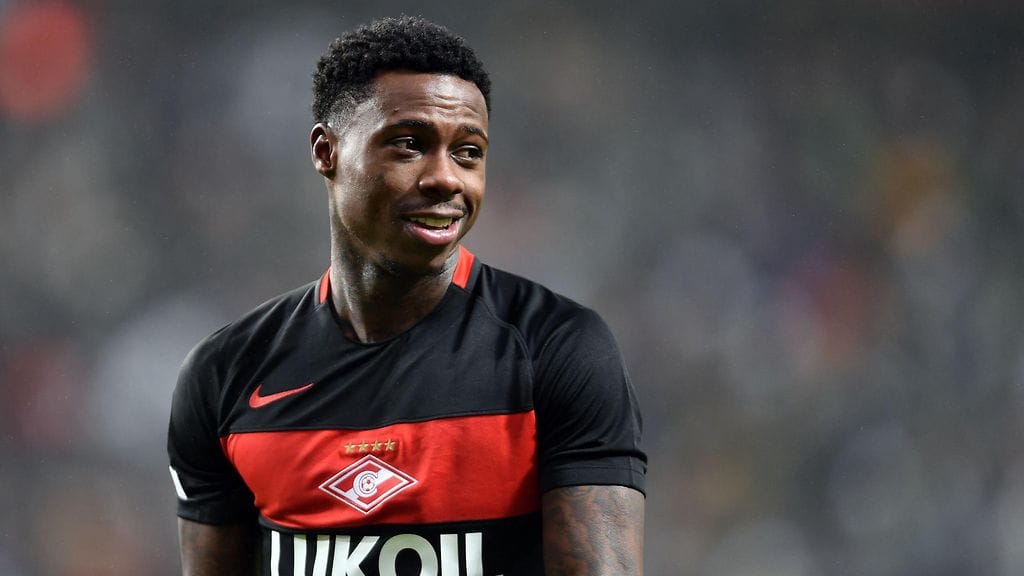 Quincy Promes edustaa venäläistä Spartak Moskovaa.