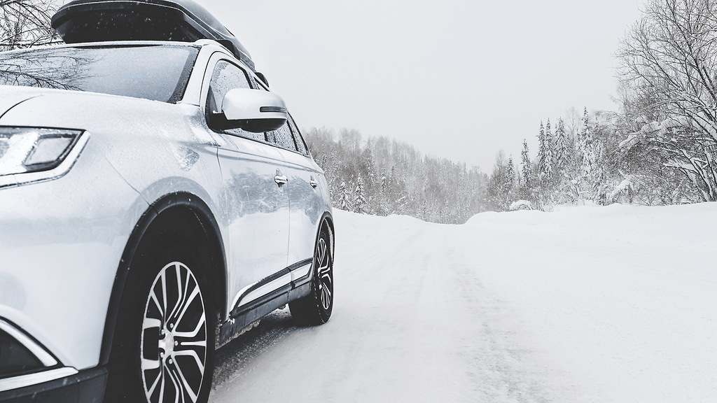 auto, talvi, suksiboksi