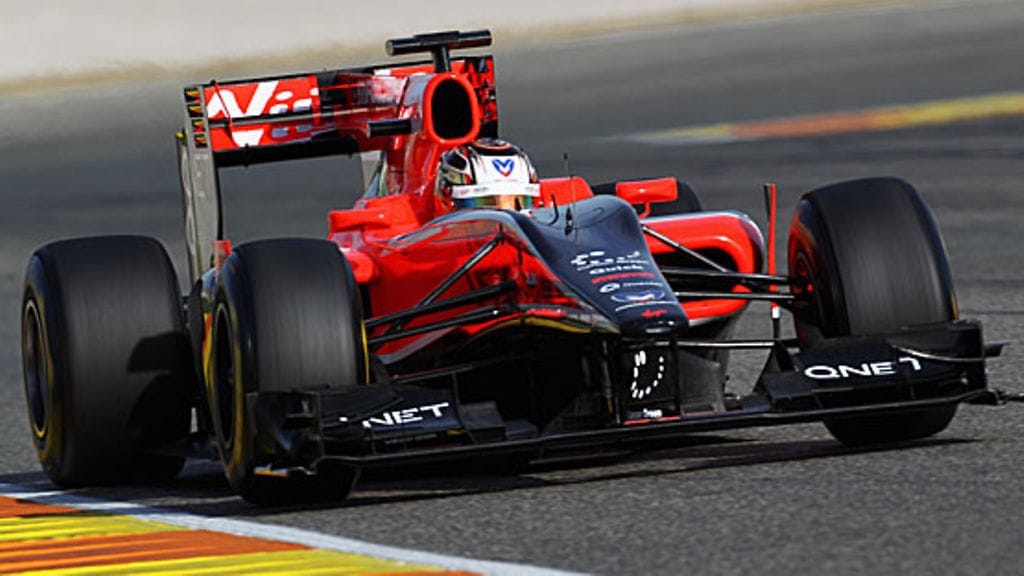 Marussia Virgin Valencian talvitesteissä