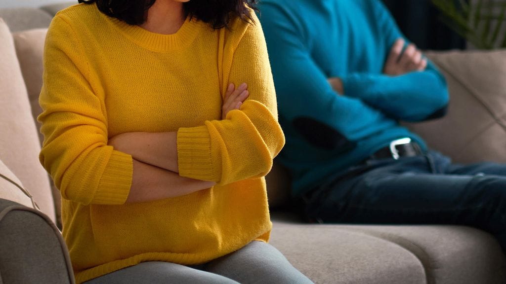 pariskunta riidoissa