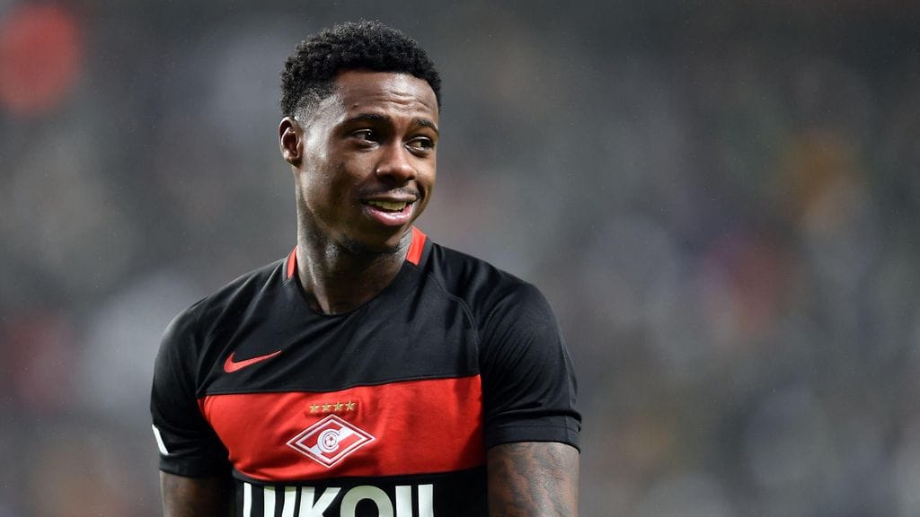 Quincy Promes on edustanut vuodesta 2021 lähtien Moskovan Spartakia.