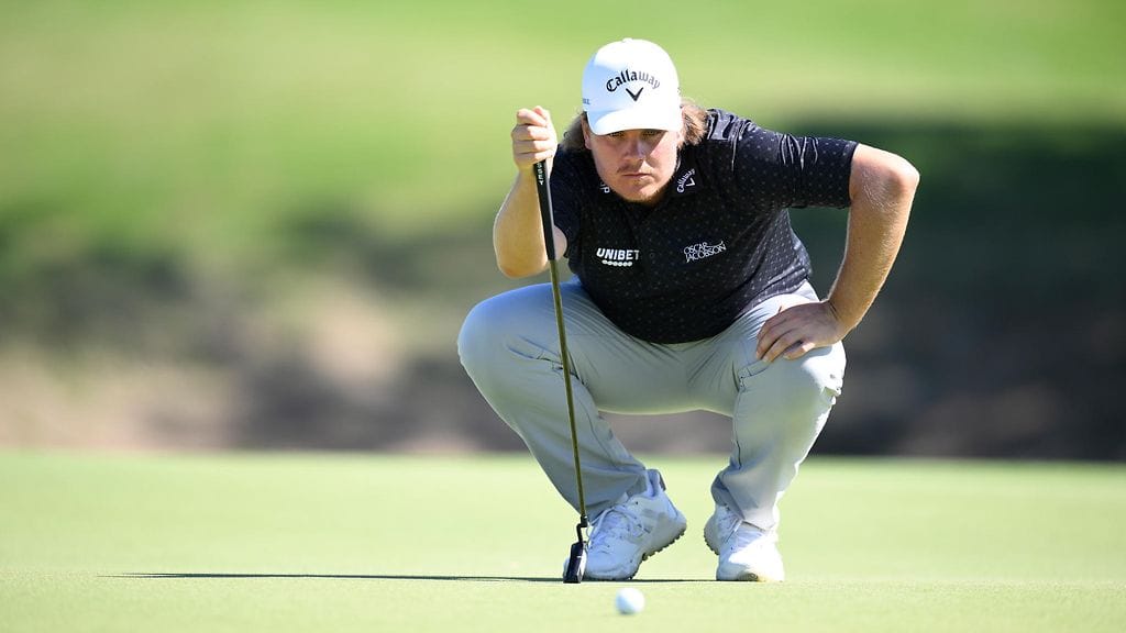 Sami Välimäki taistelee voitosta golfin PGA-kiertueen kilpailussa Meksikossa.