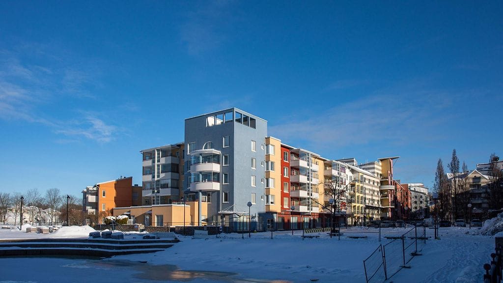 Kuva Helsingin Pikku-Huopalahdesta.