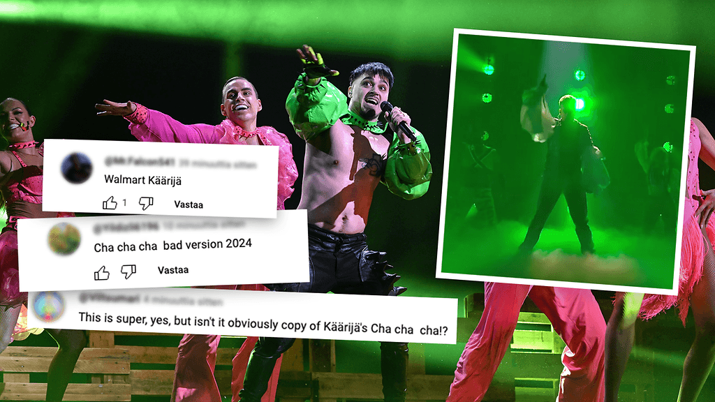 Kroatian viisuedustajaa verrataan Suomen viisusankariin Käärijään ja jopa syytetään kopioksi. Baby Lasagnalla on muun muassa puhvihihat ja lavashowssa nähdään sekä vihreää että pinkkiä.