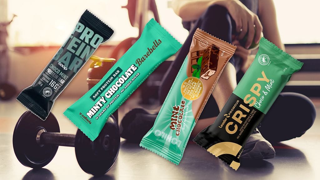 Proteiinipatukoiden vertailu