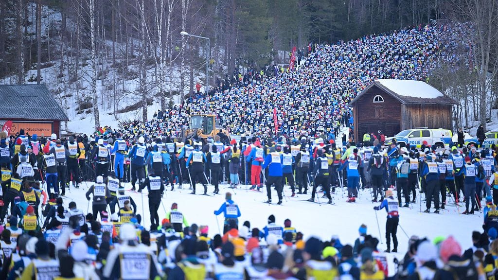Kaaos puhkesi Ruotsissa järjestettävässä Vasaloppetissa.