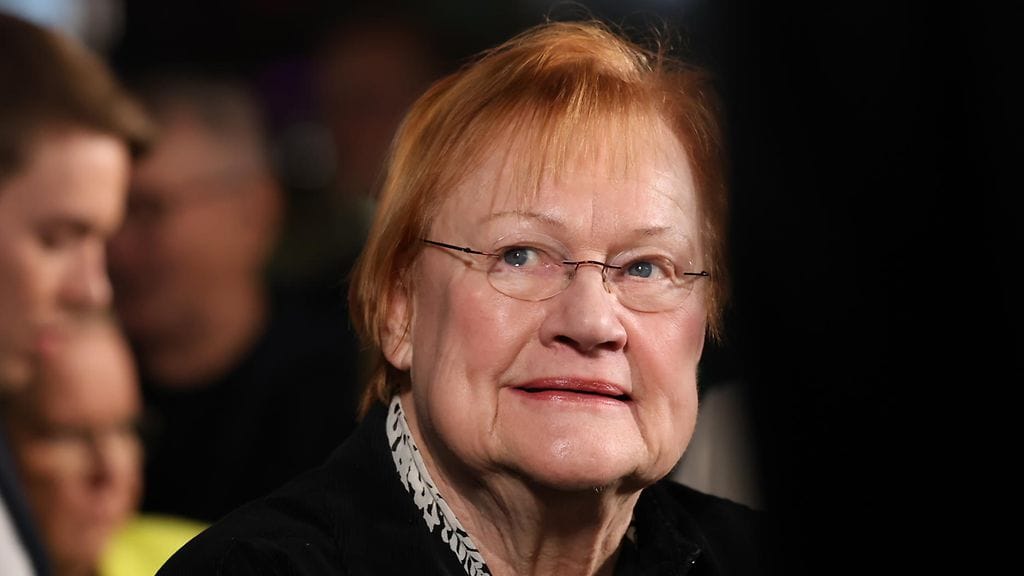 Presidentti Tarja Halonen. Kuvituskuva.