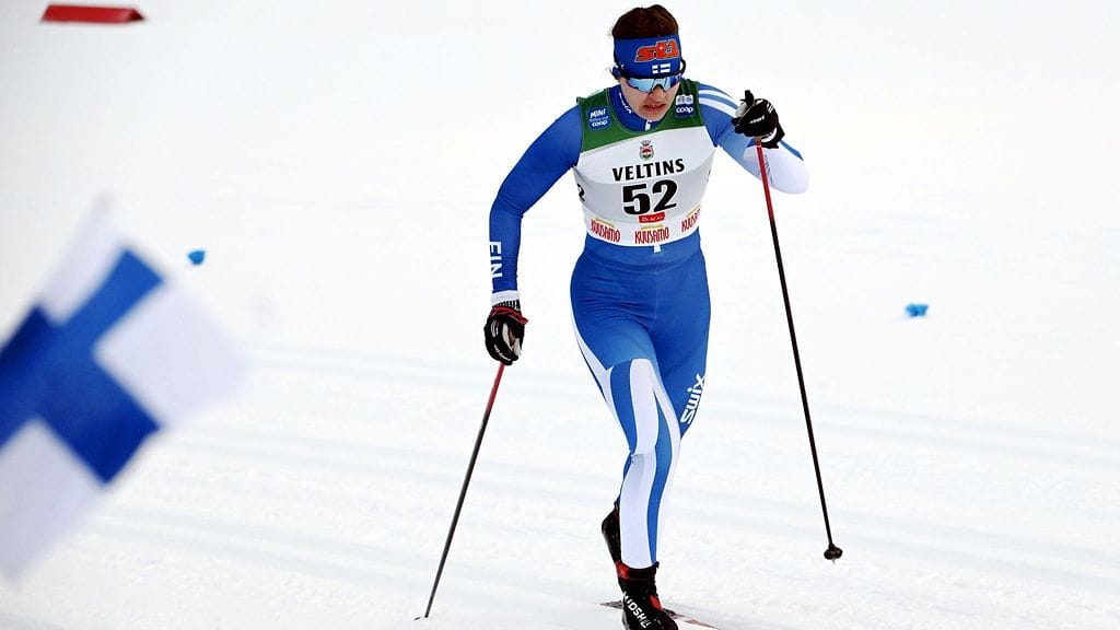 Hilla Niemelän hyvä sprinttipäivä päättyi kaatumiseen puolivälierässä.