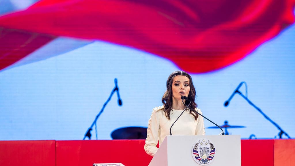 Gagauzian kuvernööri Evgenia Gutul heinäkuussa 2023.