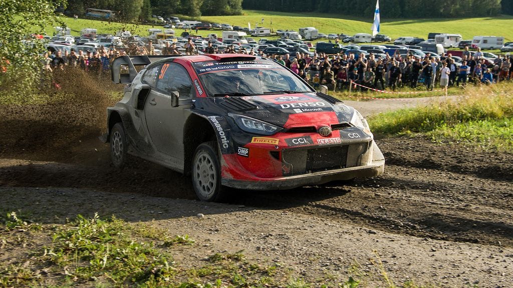 Toyotan tallipäällikkö Jari-Matti Latvala ajoi viime kesänä Jyväskylän rallissa.