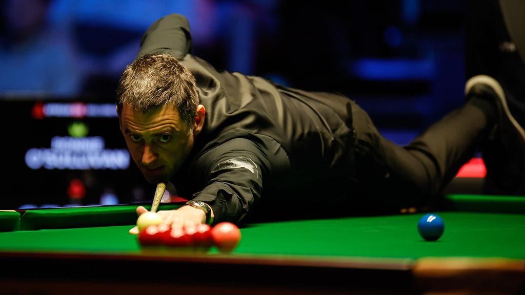 Ronnie O'Sullivan World Grand Prix -turnauksessa viime tammikuussa.