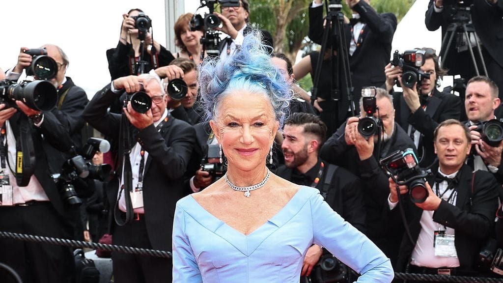 Dame Helen Mirren Cannesin elokuvajuhlilla vuonna 2023.