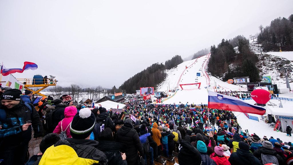 Arkistokuva Slovenian Kranjska Gorasta tammikuulta.