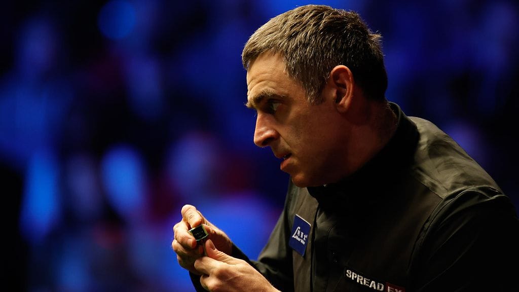 Ronnie O'Sullivan World Grand Prix -kisassa viime tammikuussa.