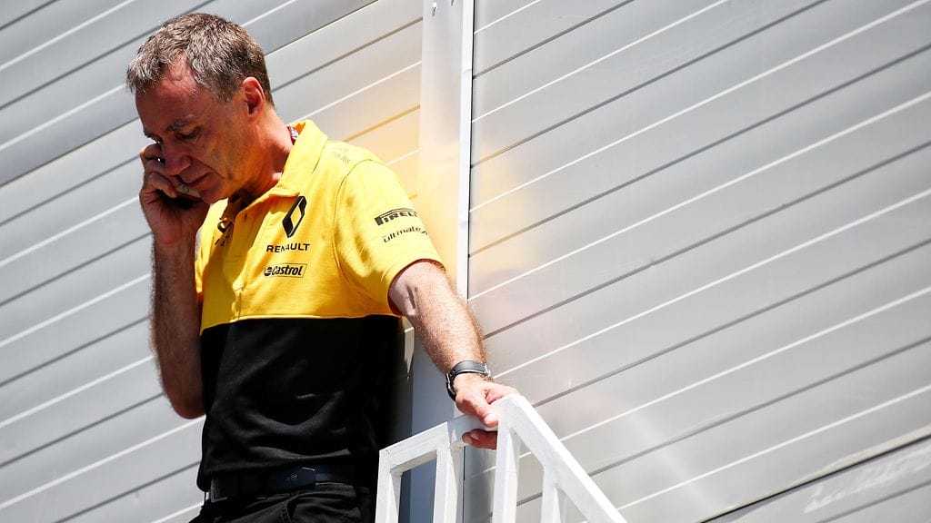 Bob Bell on toiminut urallaan myös Renault'n F1-tallin teknisenä johtajana. Kuva vuodelta 2017.