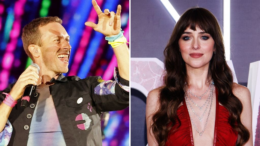 Chris Martin ja Dakota Johnson alkoivat tapailla vuonna 2017.
