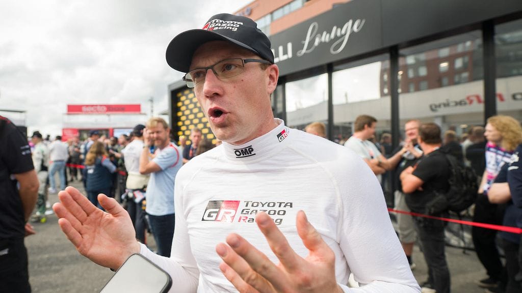 Jari-Matti Latvala ajoi kotikisaansa Tuurin SM-rallia.
