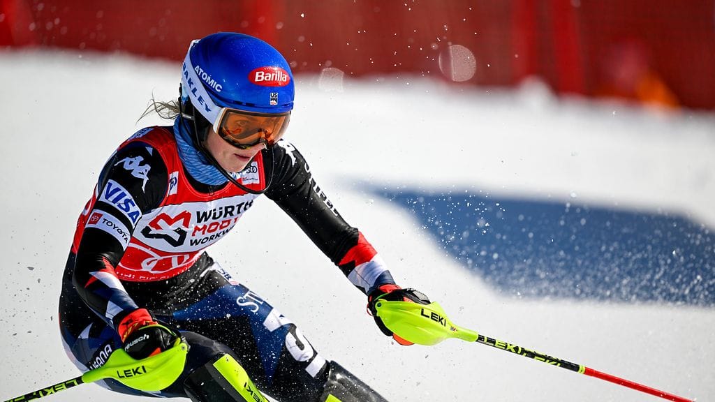 Mikaela Shiffrinin vauhti oli muille liikaa.
