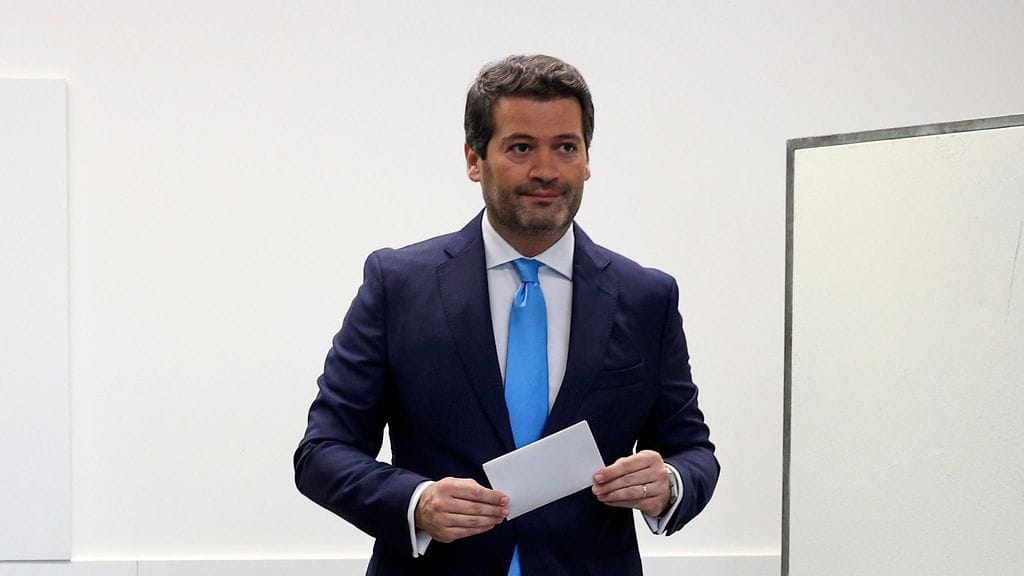 Äärioikeistolaisen Chega-puolueen johtaja Andre Ventura.