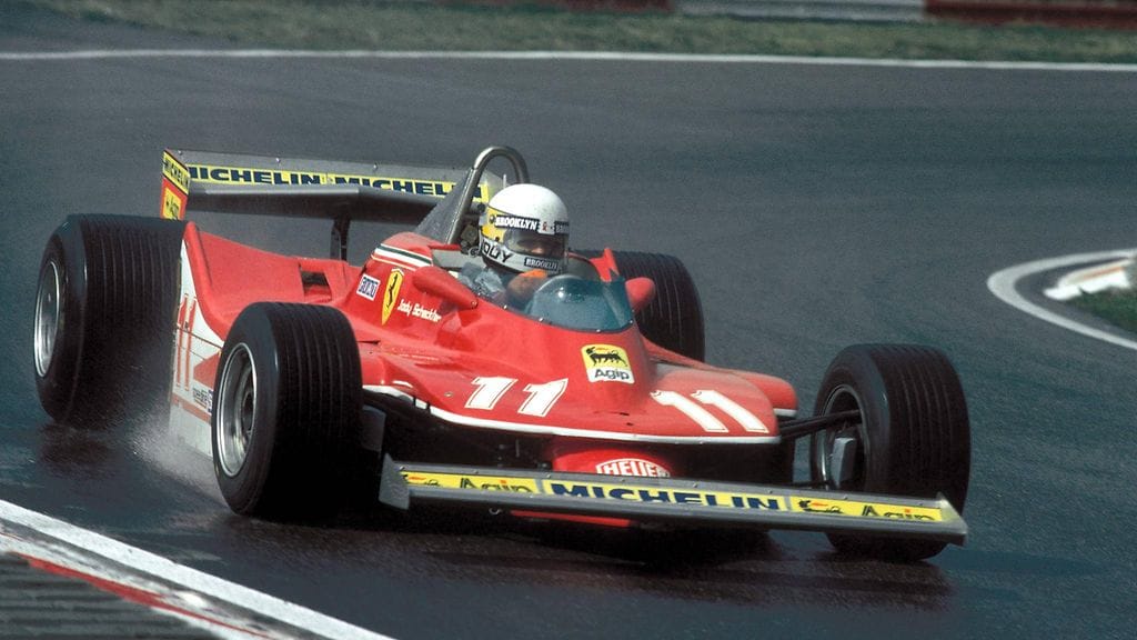 Tämä Jody Scheckterin vuoden 1979 mestaruus-Ferrari on tarjolla ostettavaksi.