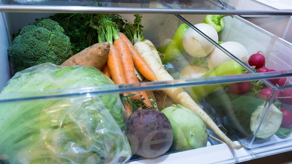 vihanneslaatikko, jääkaappi