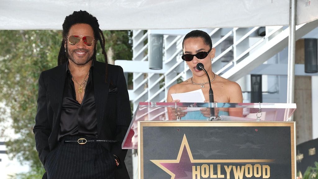 Zoë Kravitz piti isälleen Lennylle koskettavan puheen, joka sisälsi myös ripauksen huumoria.