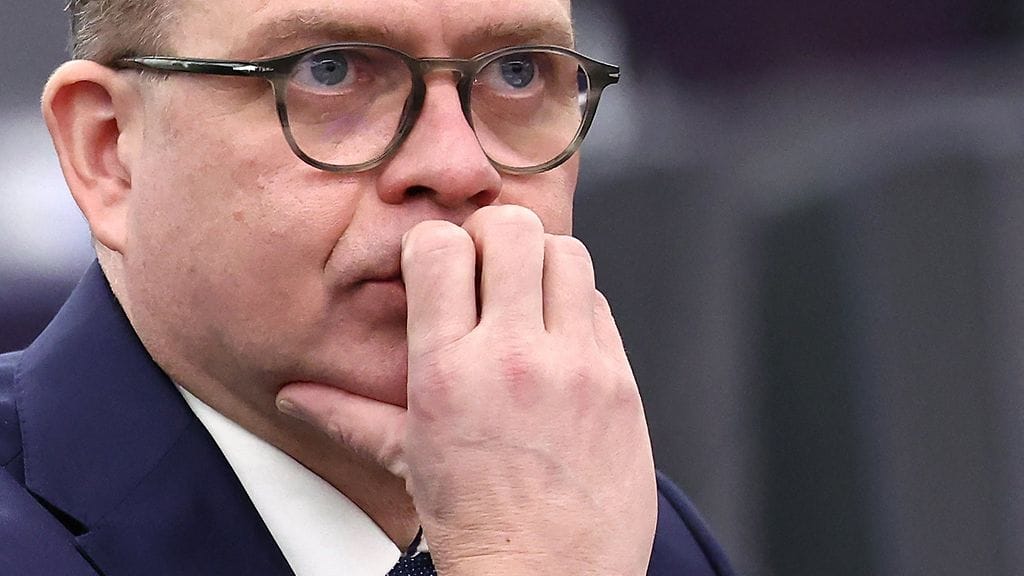 Pääministeri Petteri Orpo (kok.) puhui tänään Euroopan parlamentille.