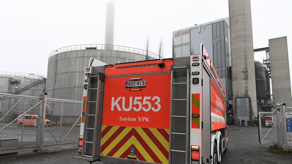 Kuvaa Martinlaakson voimalaitoksesta.