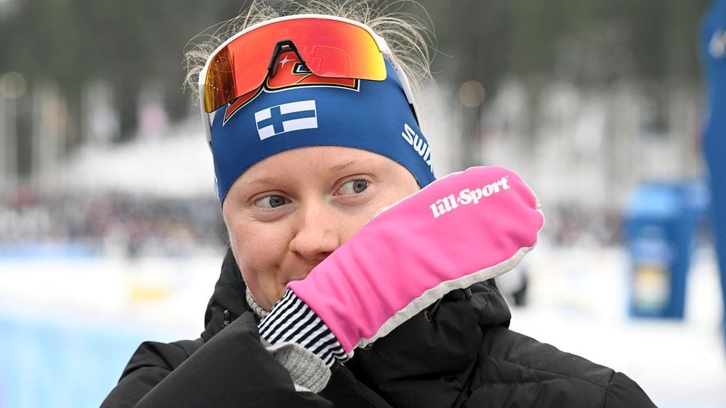 Johanna Matintalo ylsi Falunissa uransa parhaaseen sijoitukseen maailmancupissa. Arkistokuva.