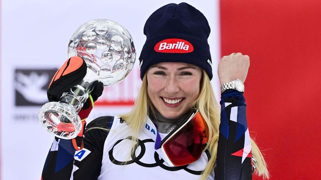 Mikaela Shiffrin nappasi uransa kahdeksannen pujottelucupin kristallipallon.
