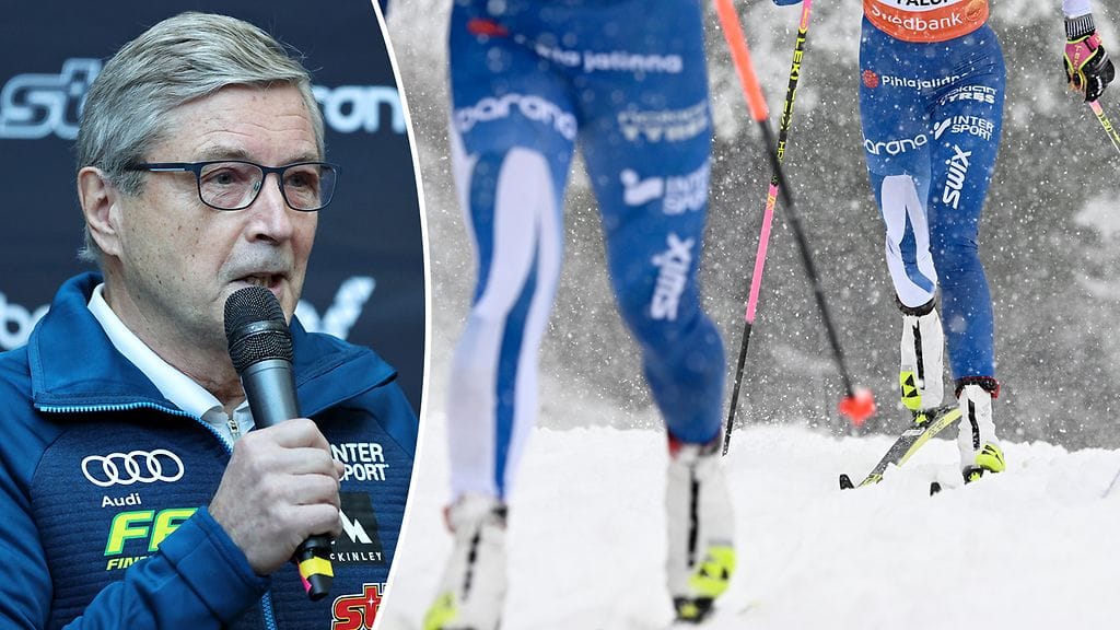 Hiihtoliiton puheenjohtaja Markku Haapasalmi.