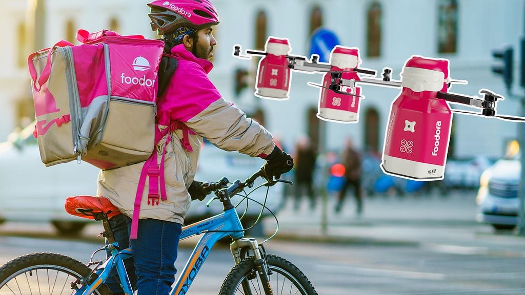 Foodoran mukaan lähetit ovat edelleen tärkeitä etenkin kaupunkiolosuhteissa. Saaristossa voisi kuitenkin olla käyttöä droneille.