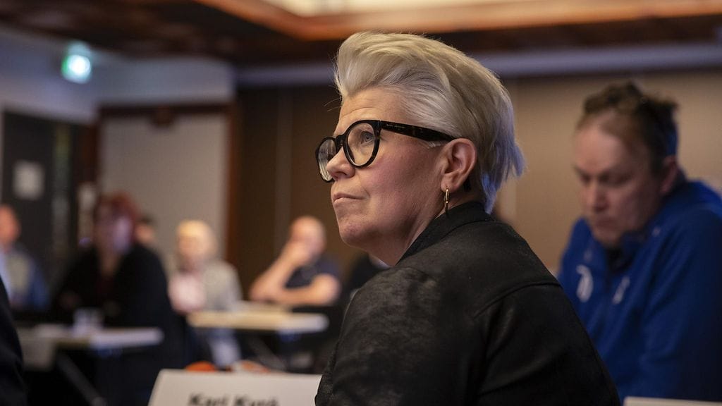 Sirpa Korkatti on Suomen hiihtoliiton ensimmäinen naispuolinen puheenjohtaja.