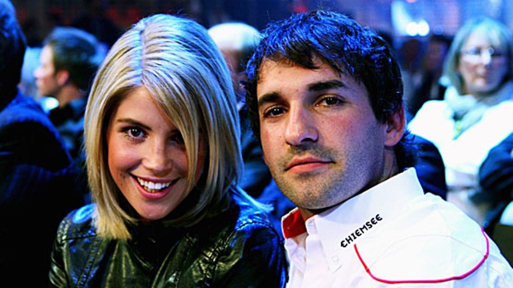 Timo Glock ja tyttöystävä Isabell Reis, kuva: Vladimir Rys/Bongarts/Getty Images