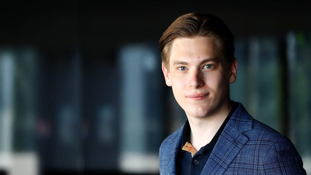 Klaus Mäkelä heinäkuussa 2020.