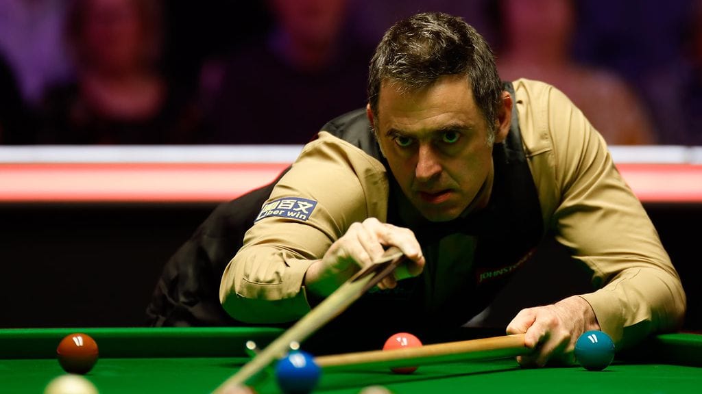 Ronnie O'Sullivan oli huippuvedossa ottelussa Ali Carteria vastaan.