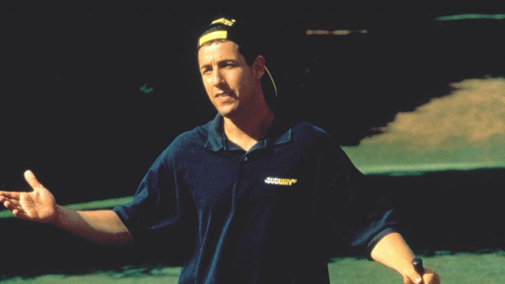 Adam Sandler näytteli Happy Gilmorea vuonna 1996.