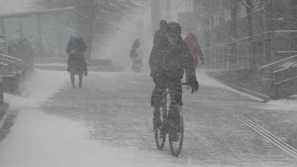 LK lumimyrsky HElsinki