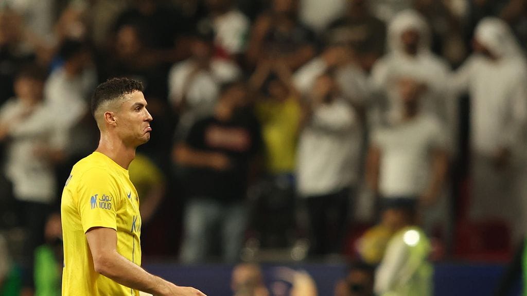 Cristiano Ronaldo joutui ulosajetuksi vierasottelussa Al-Hilalia vastaan.