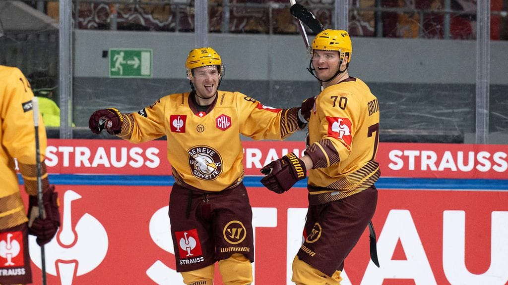 Sakari Manninen ja Teemu Hartikainen jatkavat Geneve-Servettessä.